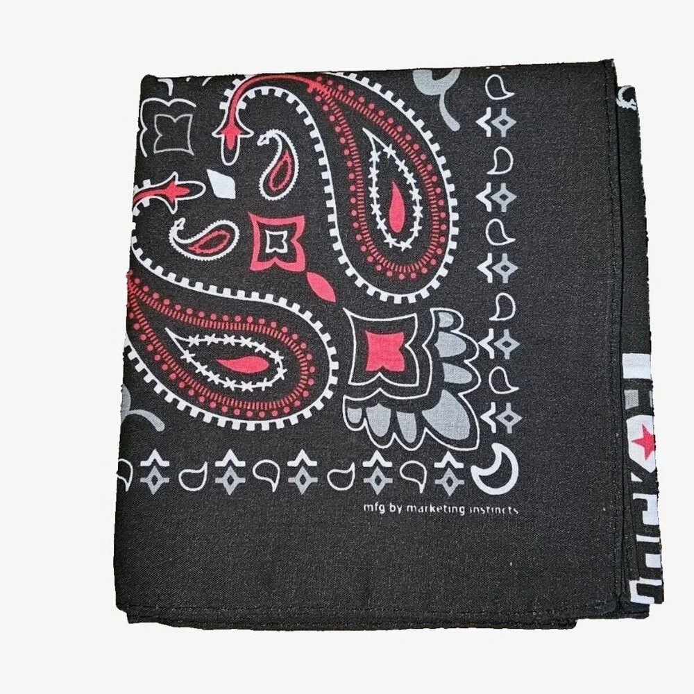 G-Shock Macyโs 35th Anniversary Paisley Bandana Black Red Limited Edition NWT - Picture 4 of 5